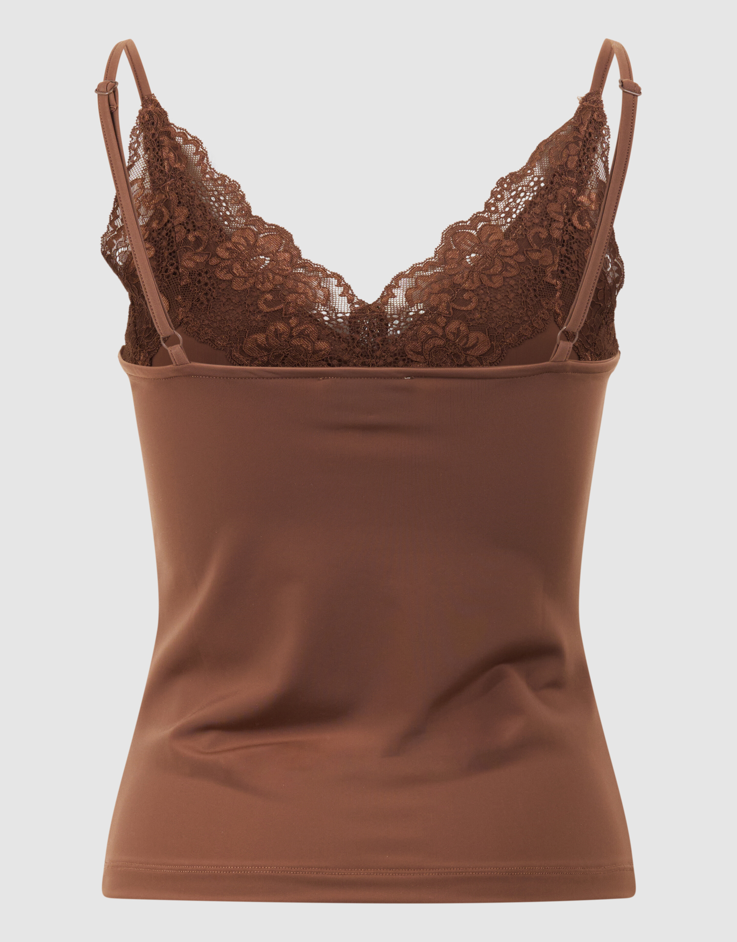 Kanten Singlet Top Bruin SHOEBY WOMEN