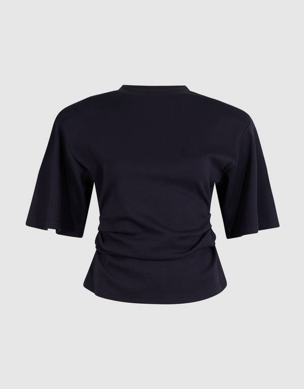 Waisted T-shirt Zwart SHOEBY WOMEN