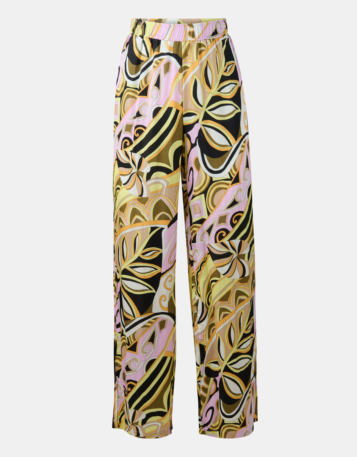 Grafische Print Broek Zwart SHOEBY WOMEN