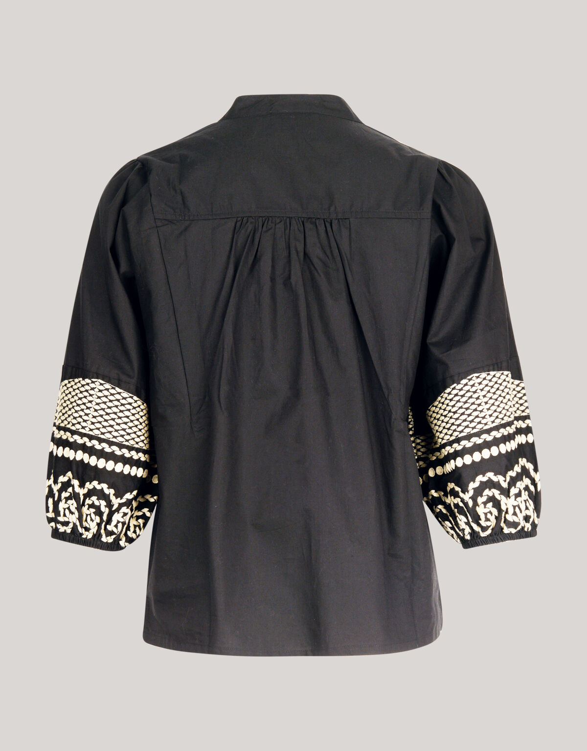 Embroidery Top Zwart SHOEBY WOMEN