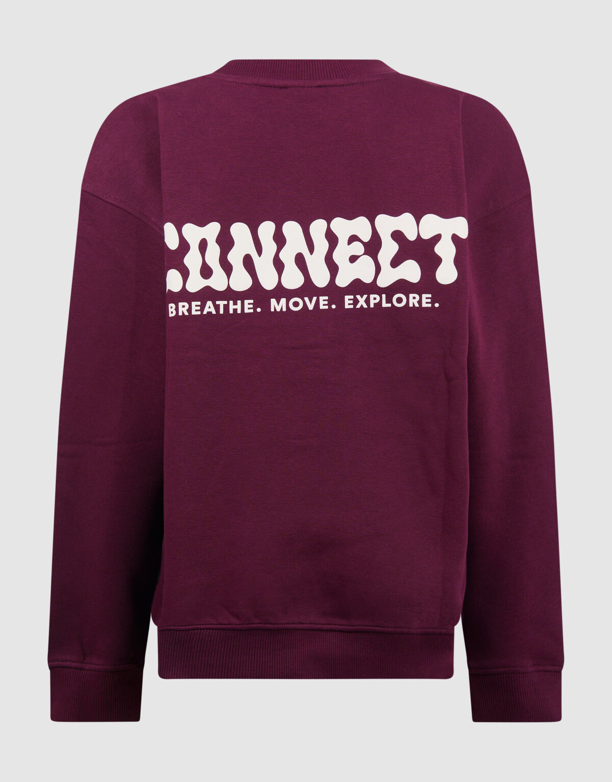 Connect Artwork Sweater Donkerrood SHOEBY BOYS