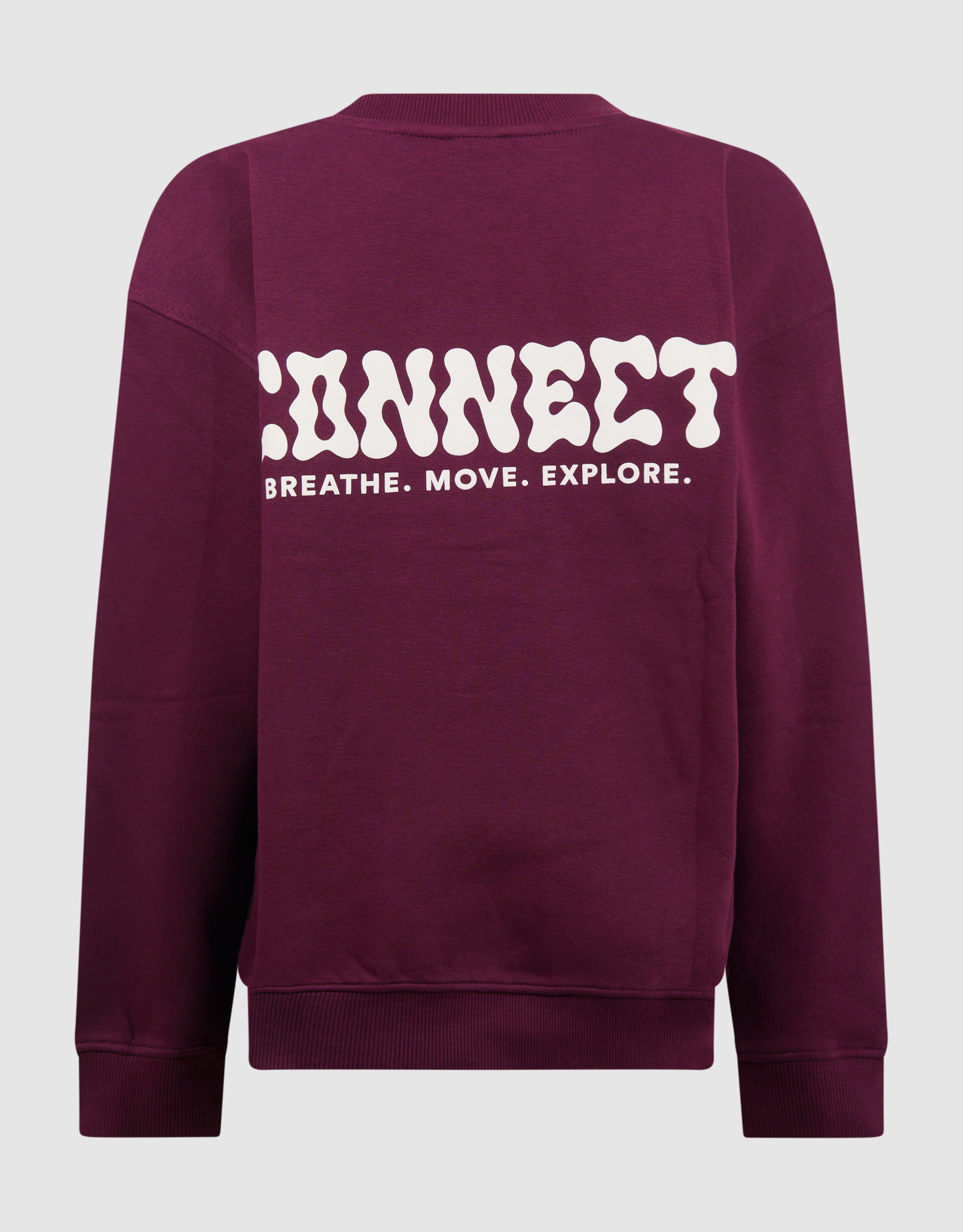 Connect Artwork Sweater Donkerrood SHOEBY BOYS