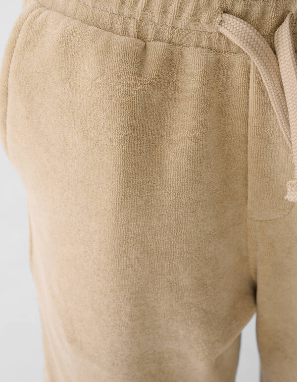 Towelling Relaxed Fit Short Beige SHOEBY BOYS