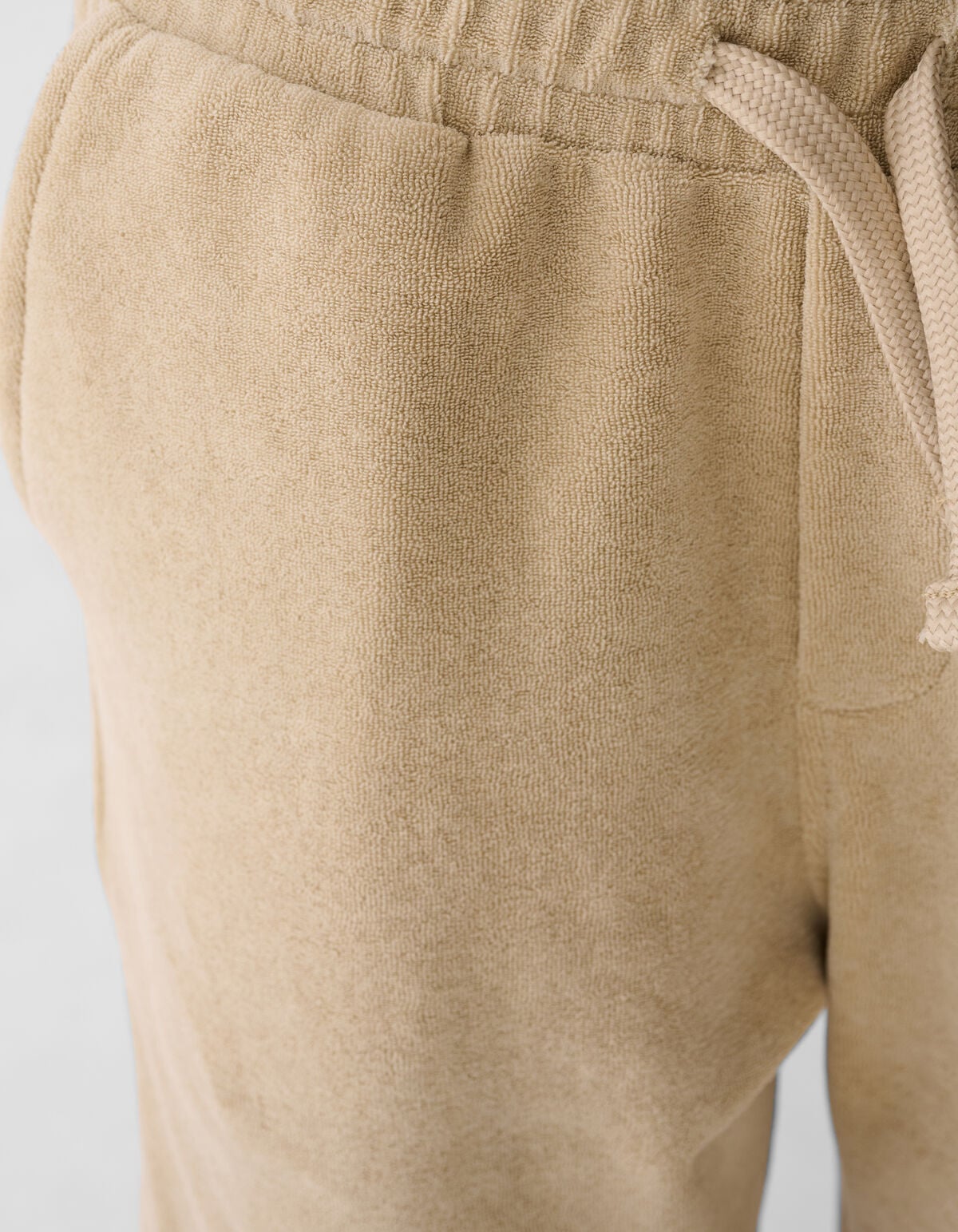 Towelling Relaxed Fit Short Beige SHOEBY BOYS