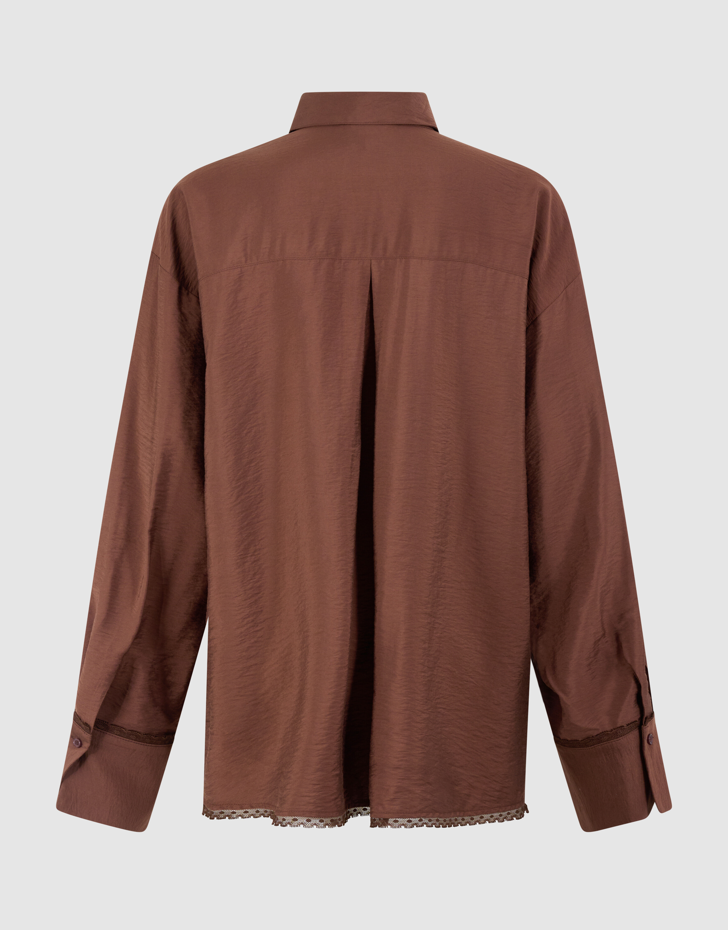 Oversized Kanten Blouse Bruin SHOEBY WOMEN