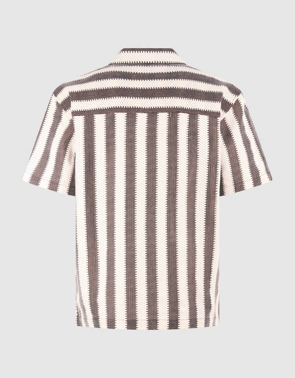 Relaxed Fit Crochet Overshirt SHOEBY MEN