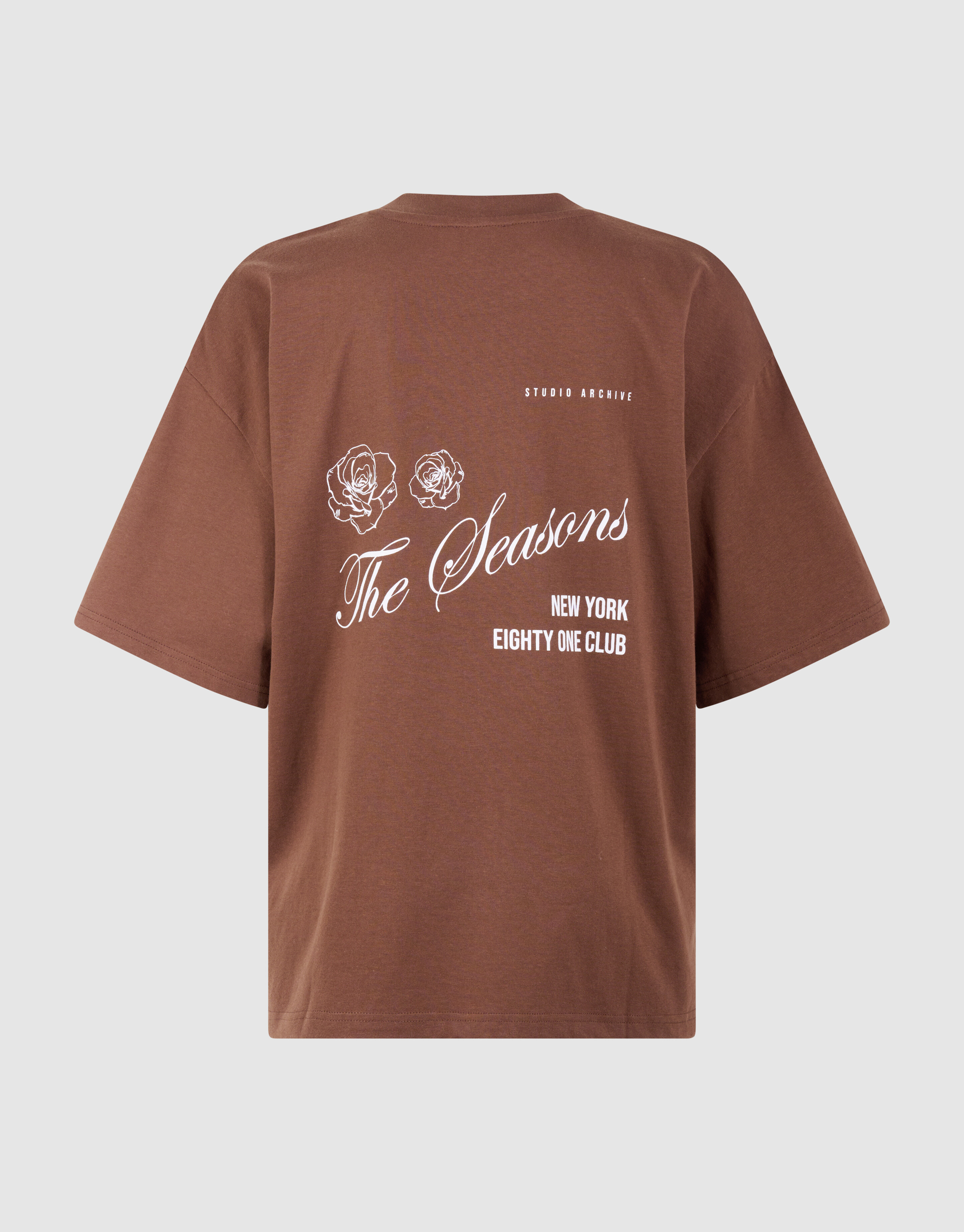 Seasons Artwork T-shirt Bruin SHOEBY WOMEN