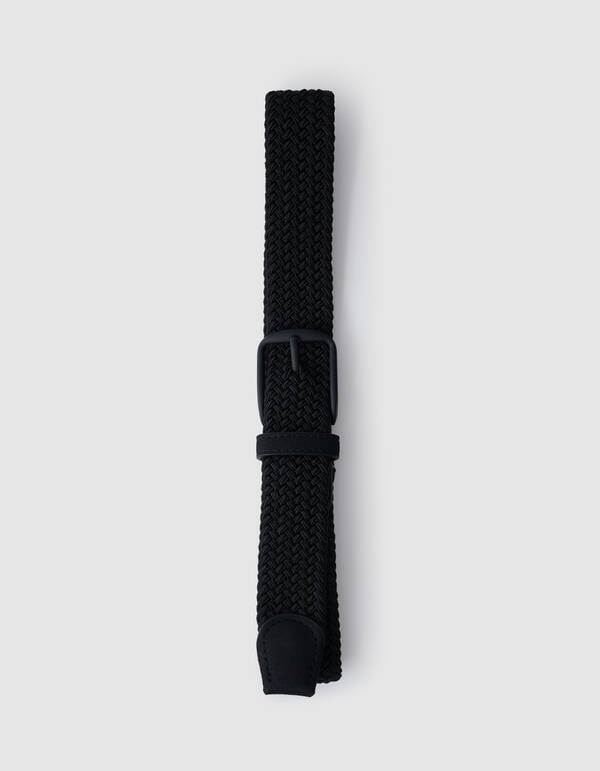 Gevlochten Riem Zwart SHOEBY ACCESSOIRES