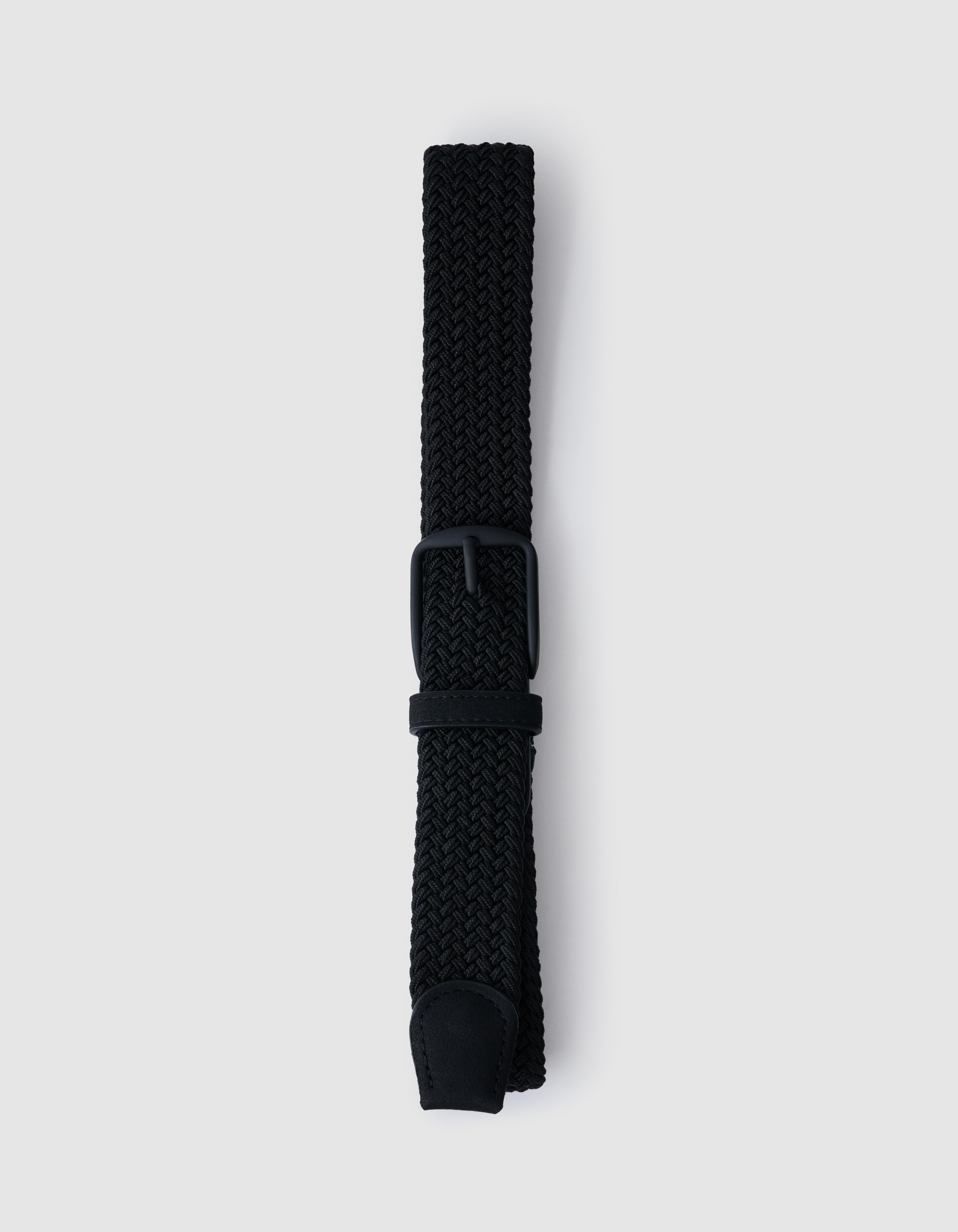 Gevlochten Riem Zwart SHOEBY ACCESSOIRES