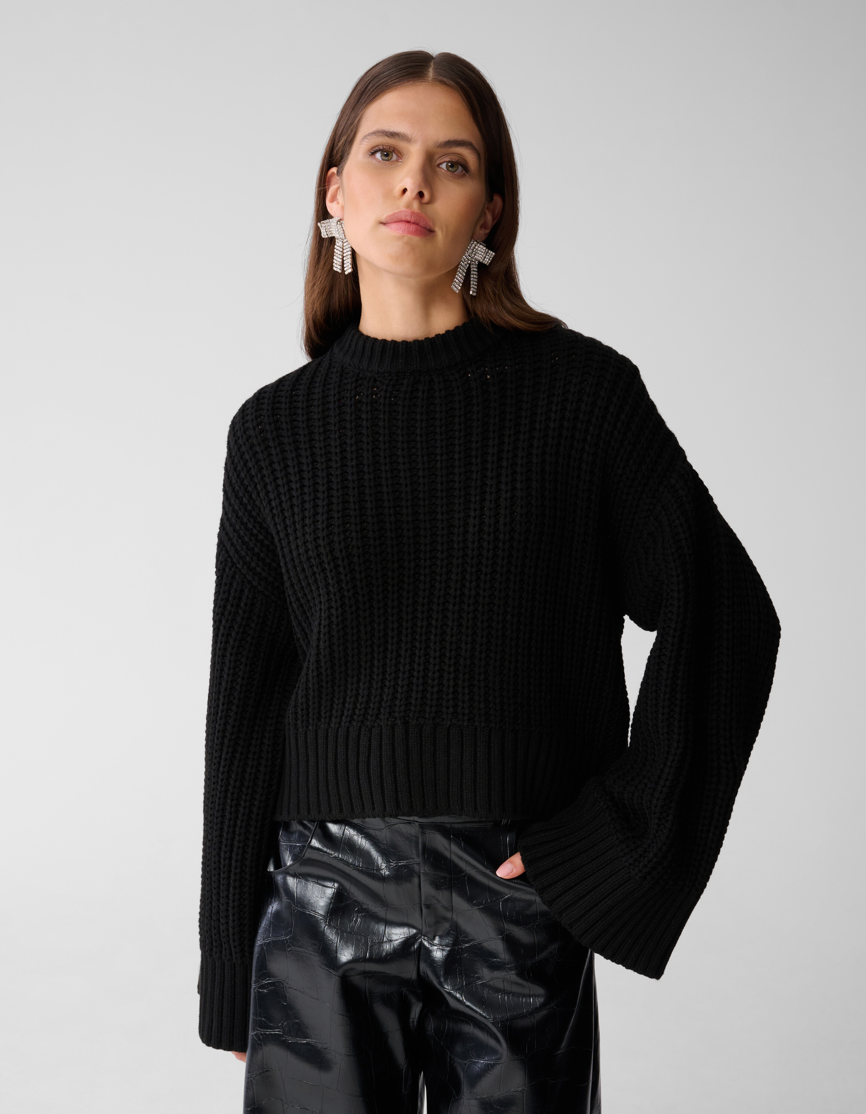 Gebreide Trui Zwart SHOEBY WOMEN