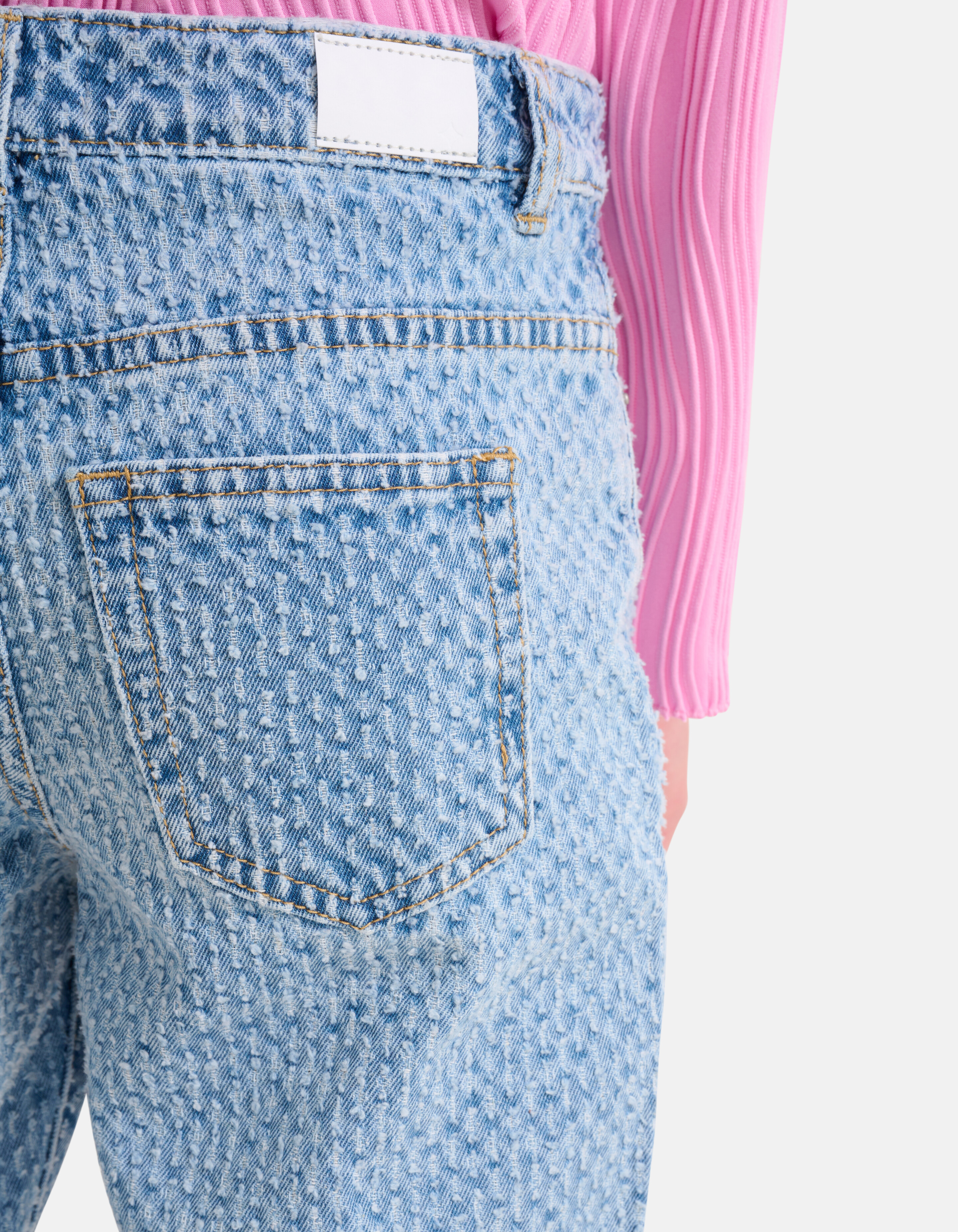 Structuur Straight Jeans Bleached SHOEBY GIRLS