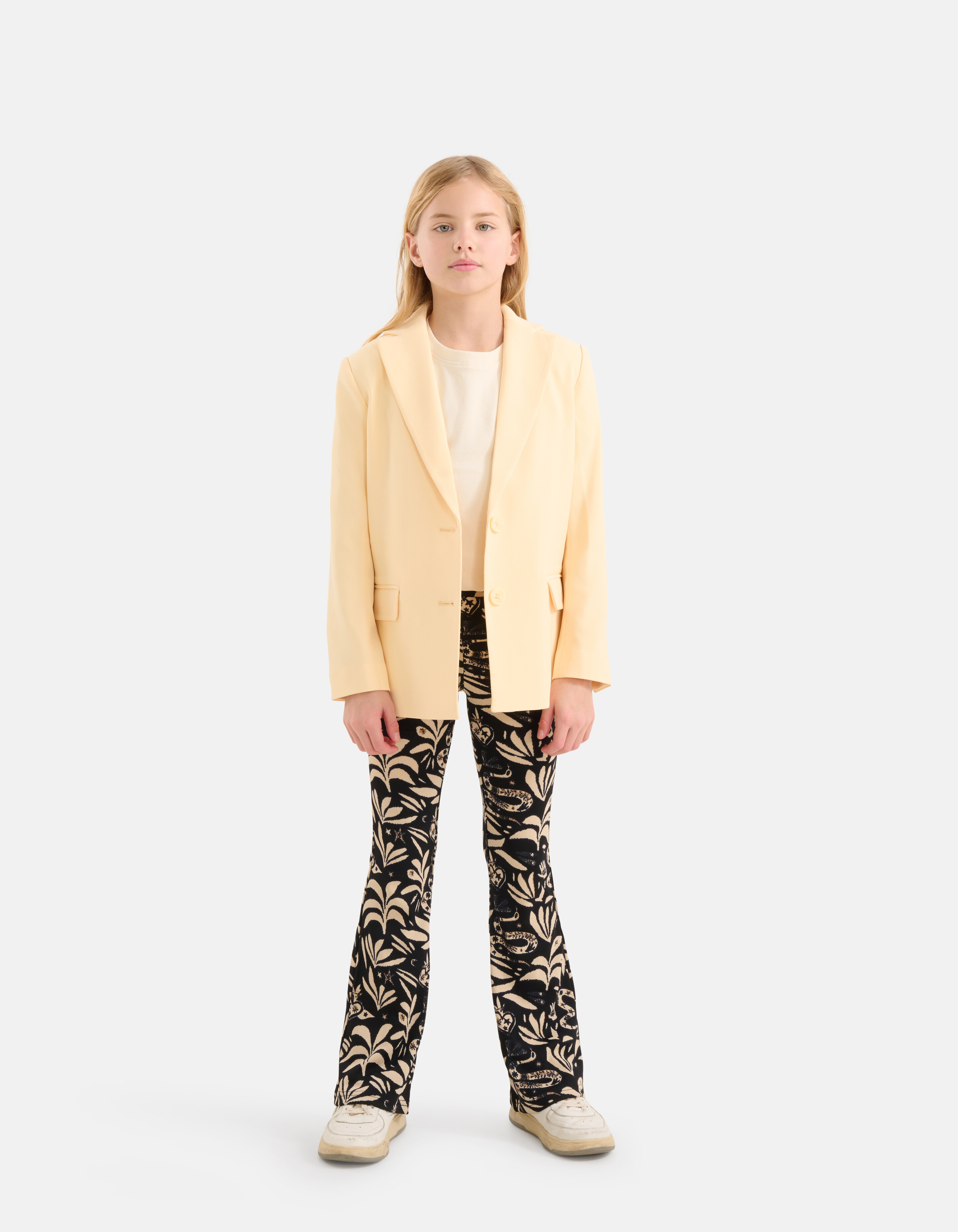 Basis Blazer Lichtgeel SHOEBY GIRLS