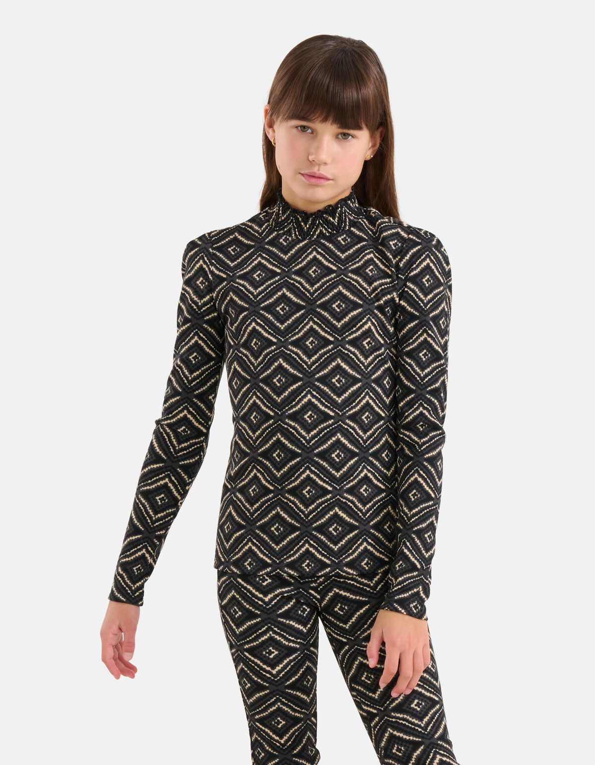 Printed Longsleeve Zwart SHOEBY GIRLS