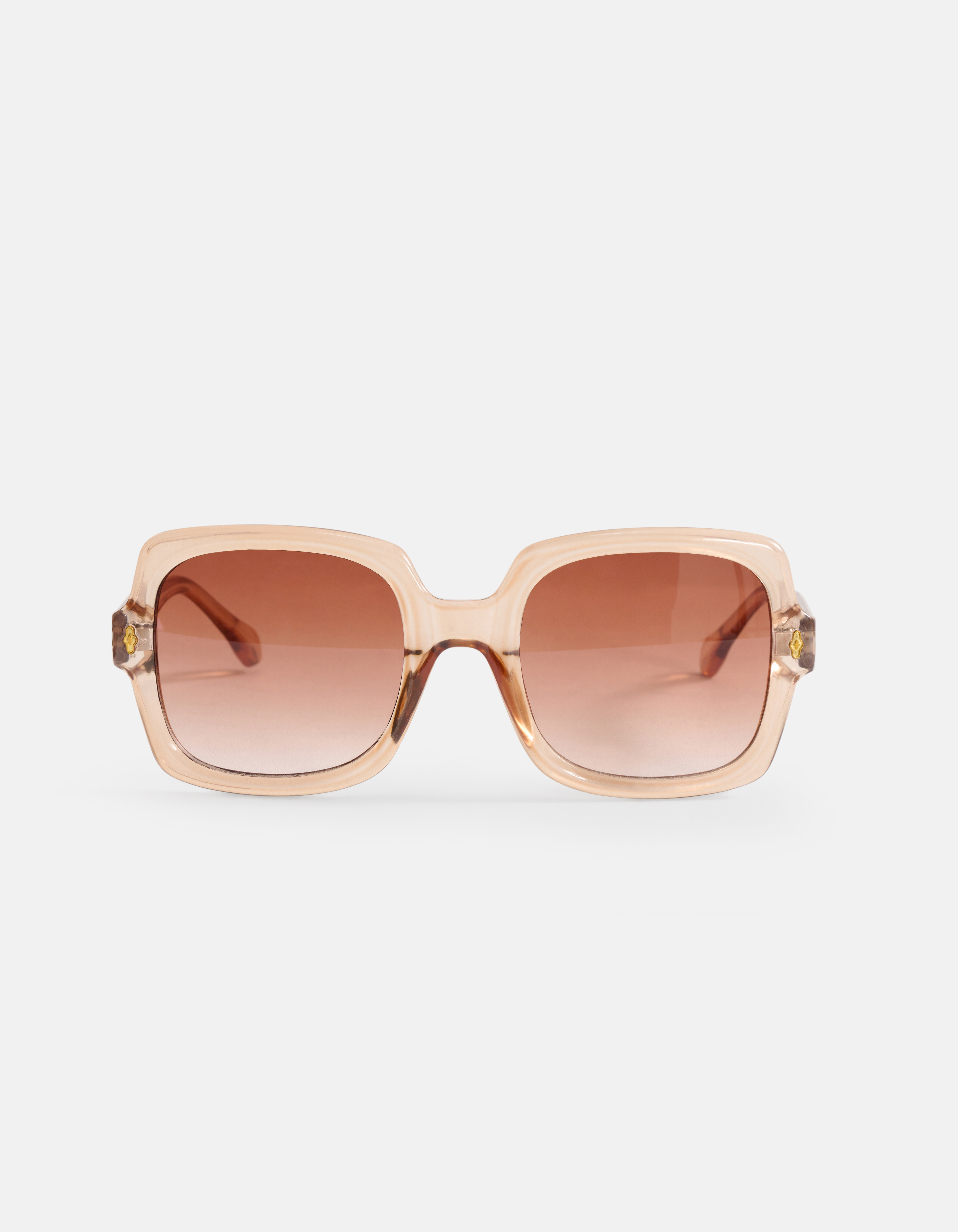 Oversized Zonnebril Lichtbruin | Shoeby