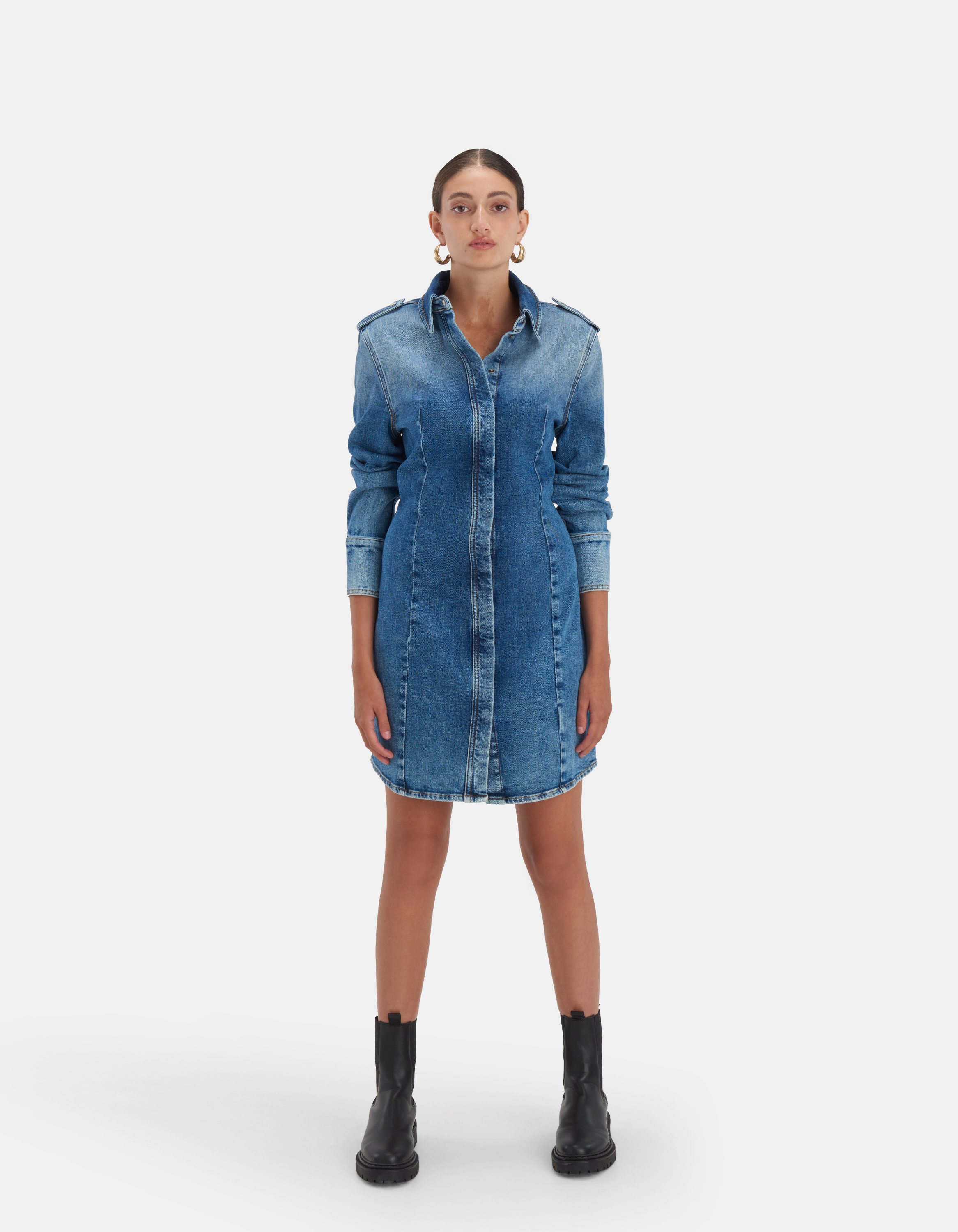 Spijkerjurk shoeby clearance